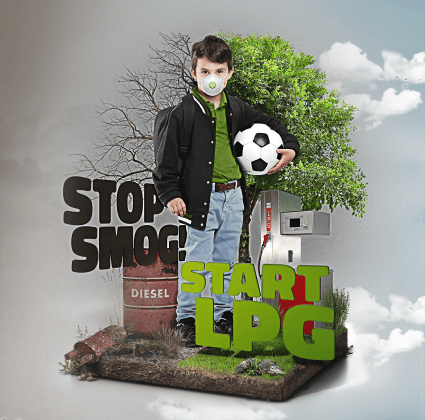 Stop smog Start LPG