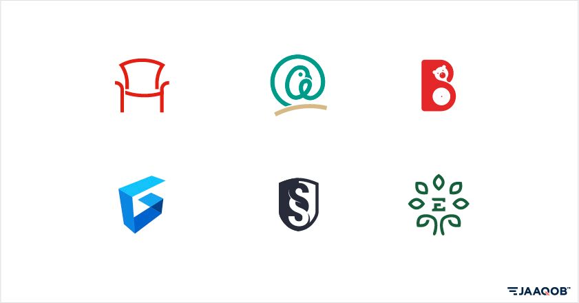  Grafika przedstawiająca sześć logo znanych firm